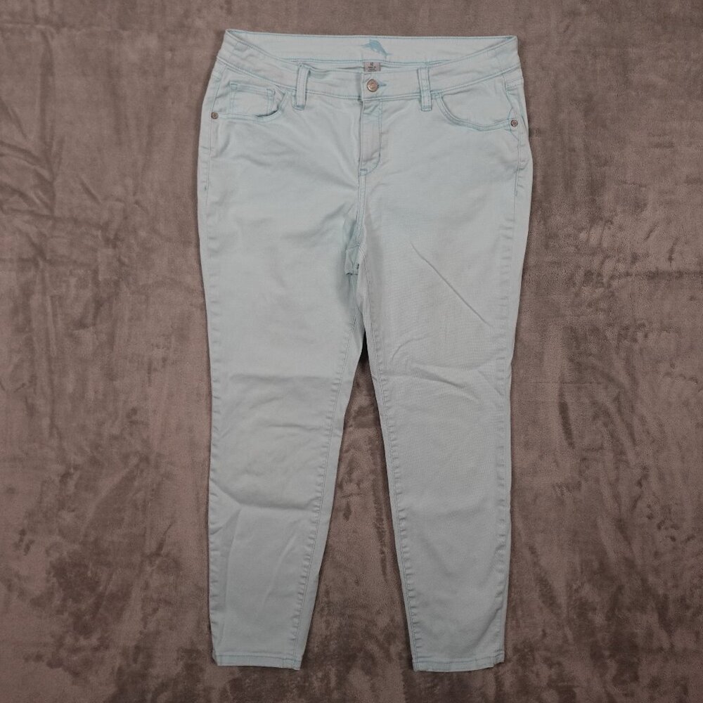 Tommy Bahama jeans skinny ankle women's 12 hummingbird blue